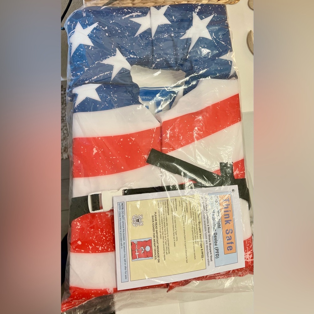 American Flag Life Jacket